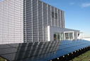 Solar panels on the roof of the EPA building in Denver, Colorado.